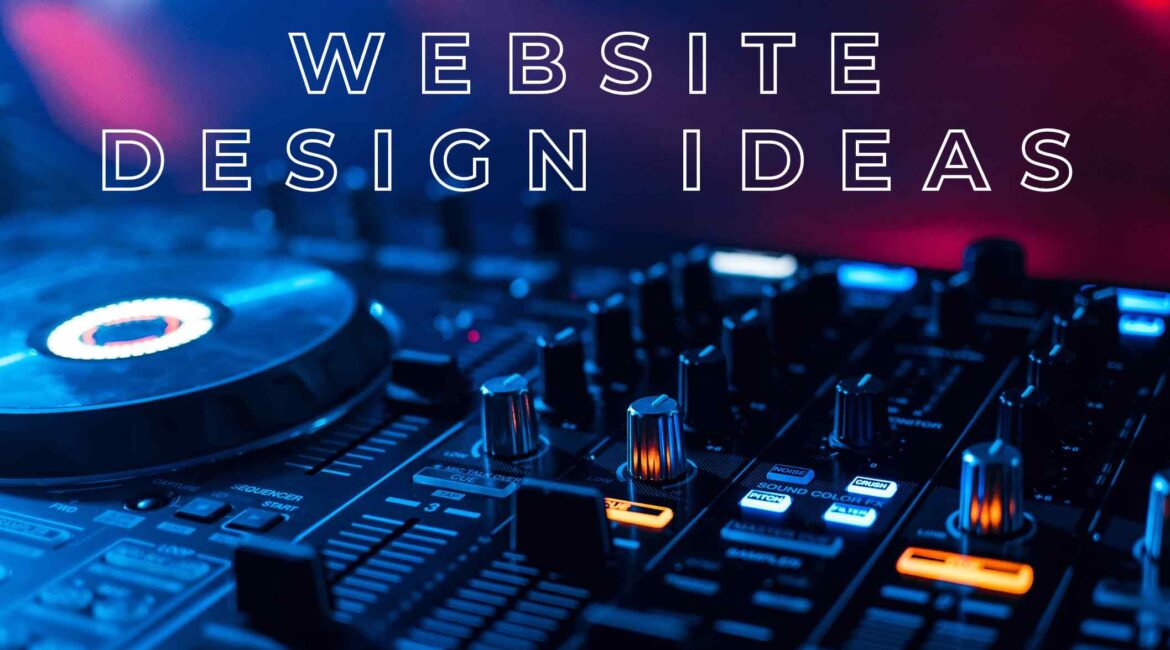 nightclub website design ideas