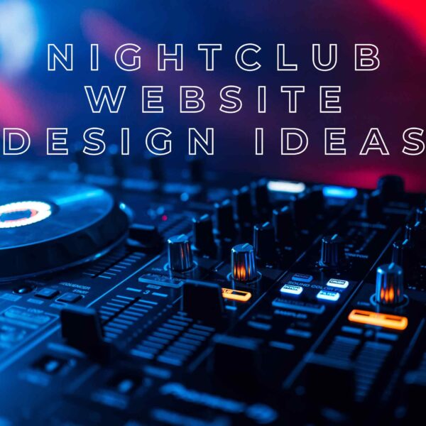 nightclub website design ideas
