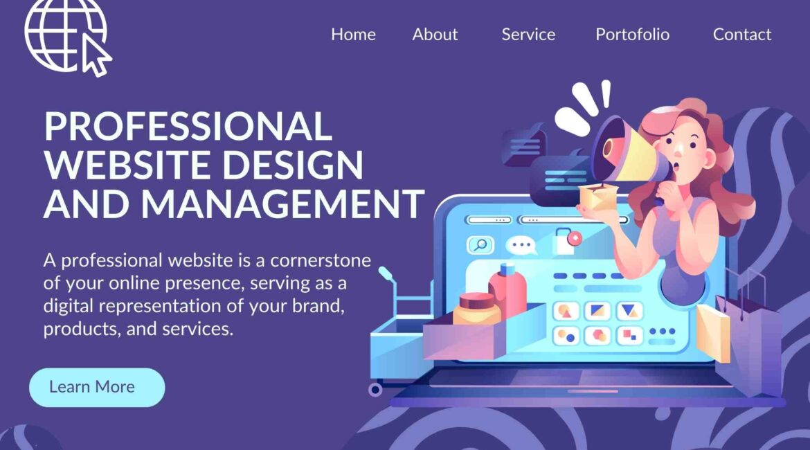 professional website design and management